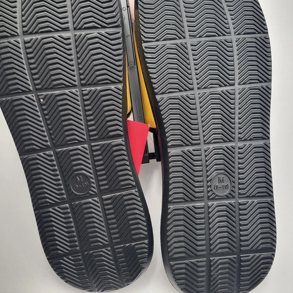 Iowa Hawkeyes Big Logo Dual Layer Sole Slides FOCO Mens Medium 9-10 Womens 11-12